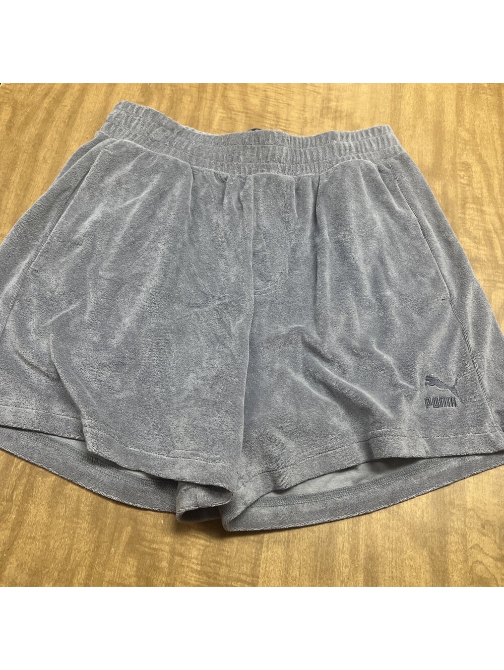 Puma Women Towel Shorts Size  MEDIUM Gray